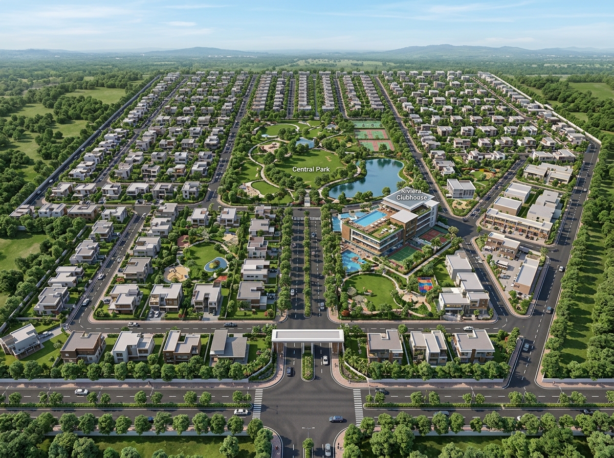Masterplan 3D layout frame